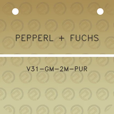 pepperl-fuchs-v31-gm-2m-pur