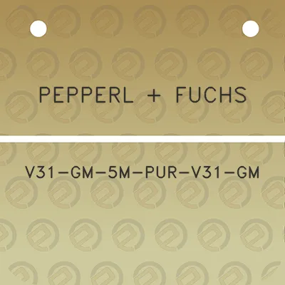 pepperl-fuchs-v31-gm-5m-pur-v31-gm