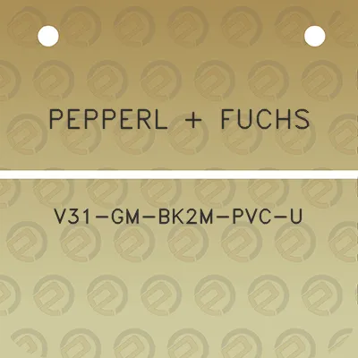 pepperl-fuchs-v31-gm-bk2m-pvc-u