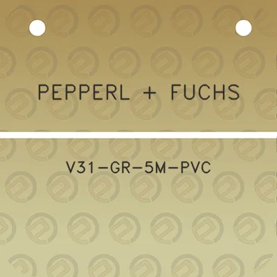 pepperl-fuchs-v31-gr-5m-pvc
