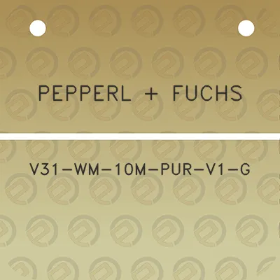 pepperl-fuchs-v31-wm-10m-pur-v1-g