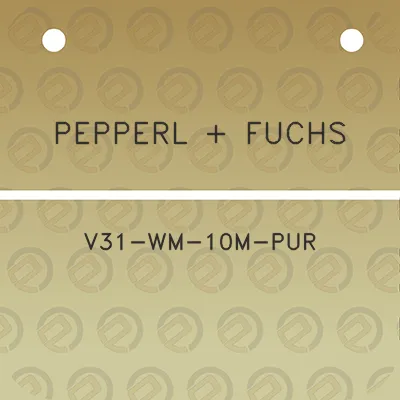pepperl-fuchs-v31-wm-10m-pur