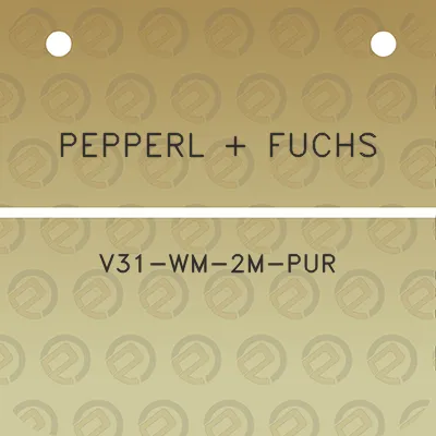 pepperl-fuchs-v31-wm-2m-pur