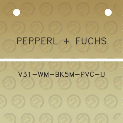 pepperl-fuchs-v31-wm-bk5m-pvc-u