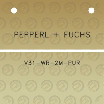 pepperl-fuchs-v31-wr-2m-pur