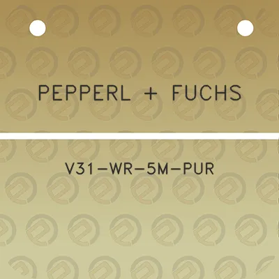 pepperl-fuchs-v31-wr-5m-pur