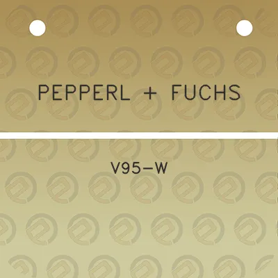 pepperl-fuchs-v95-w