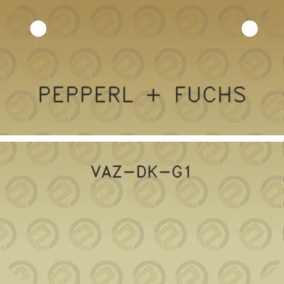 pepperl-fuchs-vaz-dk-g1