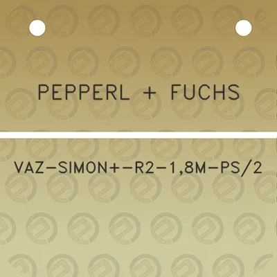 pepperl-fuchs-vaz-simon-r2-18m-ps2