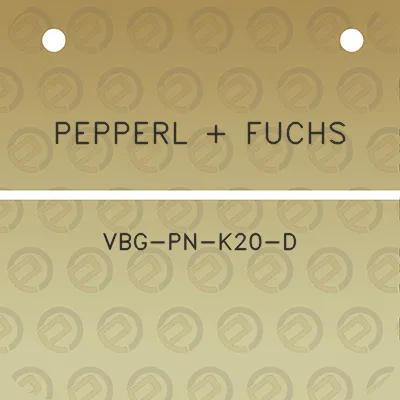 pepperl-fuchs-vbg-pn-k20-d