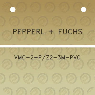 pepperl-fuchs-vmc-2pz2-3m-pvc