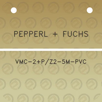 pepperl-fuchs-vmc-2pz2-5m-pvc