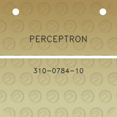 perceptron-310-0784-10