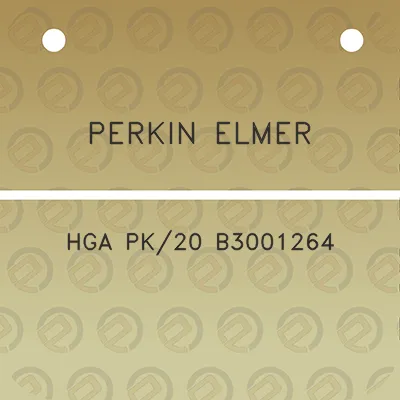 perkin-elmer-hga-pk20-b3001264