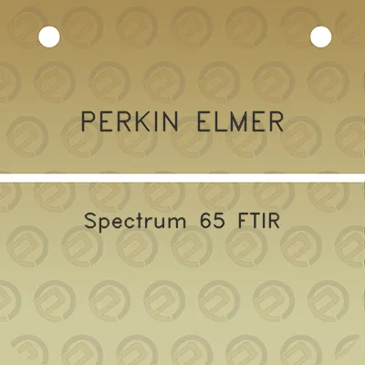 perkin-elmer-spectrum-65-ftir