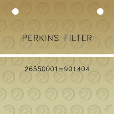 perkins-filter-26550001901404