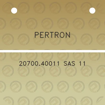 pertron-2070040011-sas-11