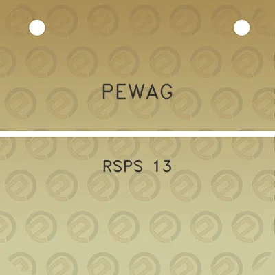 pewag-rsps-13