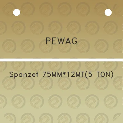 pewag-spanzet-75mm12mt5-ton