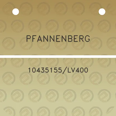 pfannenberg-10435155lv400