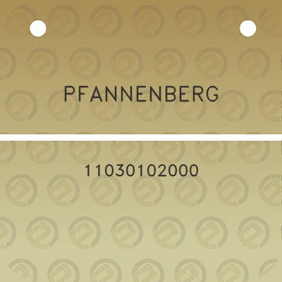 pfannenberg-11030102000