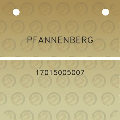 pfannenberg-17015005007