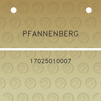 pfannenberg-17025010007