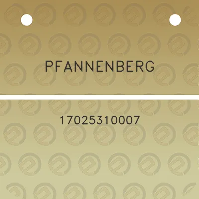 pfannenberg-17025310007