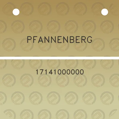 pfannenberg-17141000000