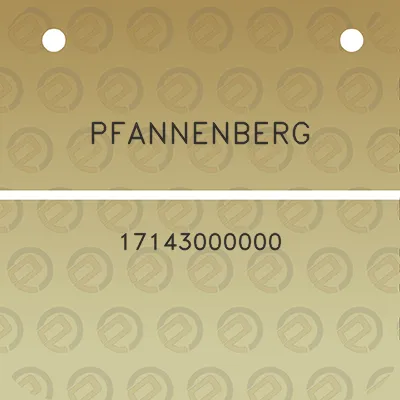 pfannenberg-17143000000