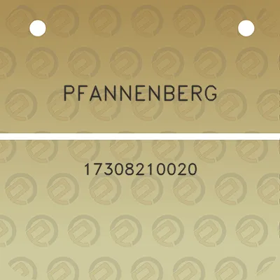 pfannenberg-17308210020
