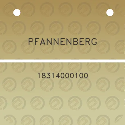 pfannenberg-18314000100