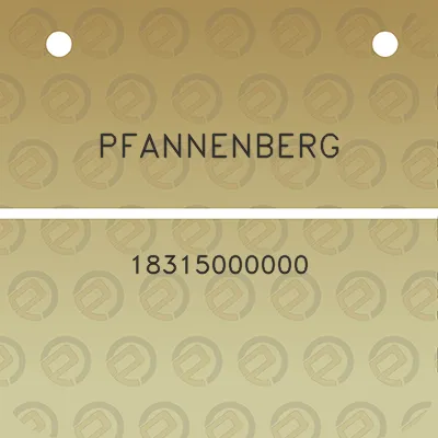 pfannenberg-18315000000