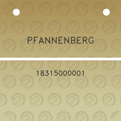 pfannenberg-18315000001