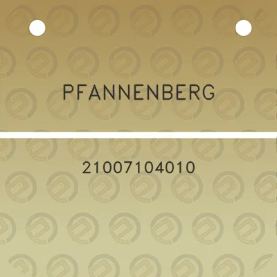 pfannenberg-21007104010