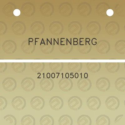 pfannenberg-21007105010