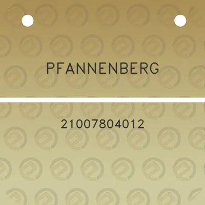 pfannenberg-21007804012