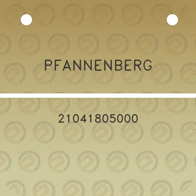 pfannenberg-21041805000