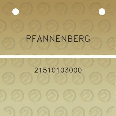 pfannenberg-21510103000