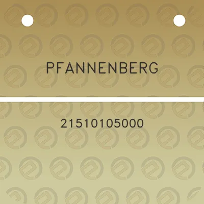 pfannenberg-21510105000