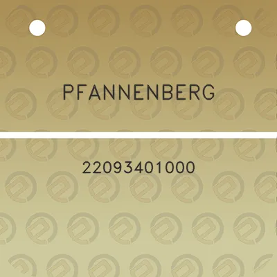 pfannenberg-22093401000