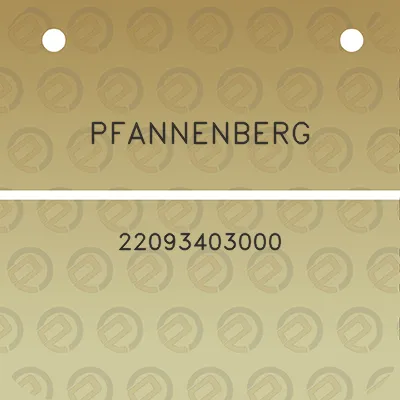 pfannenberg-22093403000