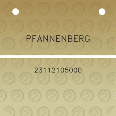 pfannenberg-23112105000