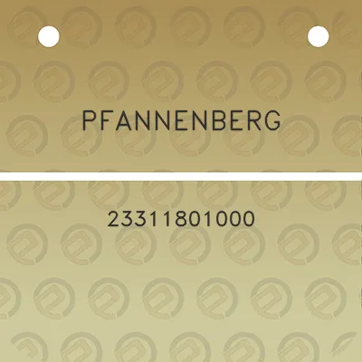 pfannenberg-23311801000