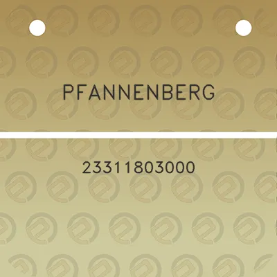 pfannenberg-23311803000