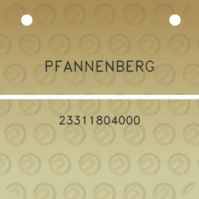 pfannenberg-23311804000
