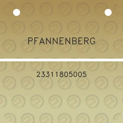 pfannenberg-23311805005
