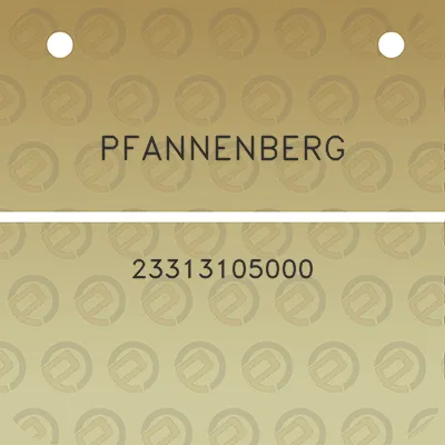 pfannenberg-23313105000