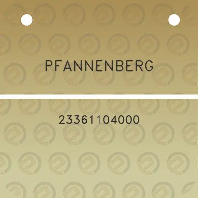 pfannenberg-23361104000