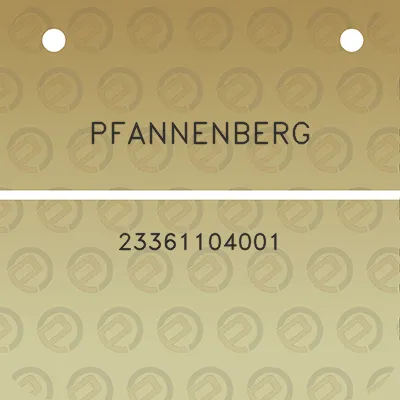 pfannenberg-23361104001